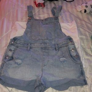 Old Navy overall shorts